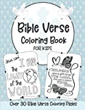 Bible Verse Coloring Book for Kids: Christian Coloring Book for Children with Inspiring Bible Verse: Great Gift for First Communion, Easter, Christmas (Educational Christian Books for Kids)