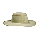 Tilley Mens Womens LTM2 Broad Brim Sun Protection Guaranteed for Life Lightweight Hat Khaki