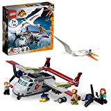 LEGO Jurassic Dominion World Quetzalcoatlus Plane Ambush 76947 Dinosaur Building Toy Set for Kids Aged 7 and up (293 Pieces)