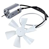 6" RV Vent Fan 12V D-Shaft RV Vent Motor Replacement Camper Fan Blade Home Bathroom Mobile Home RV Motor