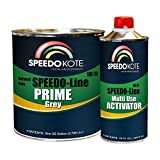 SpeedoKote SMR-210/211 - Automotive High Build 2K Urethane Primer Gray Gallon Kit, Fast Dry, Easy Sanding, Activator is included. For California, Delaware, or Maryland, order SMR-221/222.