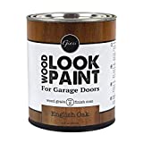 Giani Wood Look Paint for Garage Doors- Step 2 Wood Grain Finish Coat, Pint (English Oak)