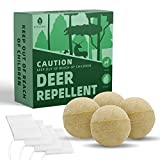 SUAVEC Deer Repellent, Rabbit Repellent, Deer Deterrent for Trees, Rabbit Repellant for Garden, Deer Repellent Outdoor for Plants, Deer Repellent for Yard Powerful, Deer Repellent for Lawn- 4 Packs