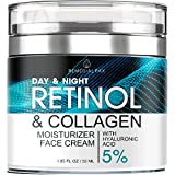 Retinol Cream for Face  Facial Moisturizer with Hyaluronic Acid and Collagen  Hydrating Face Lotion for Women and Men  Day and Night Anti-Aging Moisturizing Cream  For All Skin Types