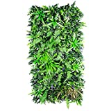 NatraHedge Artificial Kauai Living Wall Vertical Garden for Outdoor Hedge Installments or Indoor Decor (5 Pack) 28 SQF