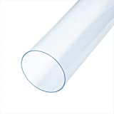 POWERTEC 70272V Clear PVC Dust Collection Pipe 4" x 36" Long, 1PK