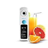 DiFluid Digital Brix Refractometer,3 in 1-Brix,TDS & Salinity,Sugar Meter Range 55% Accuracy  0.1%