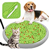 Femont Snuffle Mat for Dogs&Cats, Pet Feeding Mat & Lick Pad Mat,Encourages Natural Foraging Skills Sniff Mat for Smell Training,Slow Eating, Stress Relief, Interactive Feed Game Dog Toys for Boredom