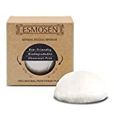 ESMOSEN All Natural Konjac Facial Exfoliating Sponges Safe and Soft Plant-Based Sponge for Gentle Face Cleansing and Exfoliation
