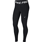 Nike Women's Pro Tight (Black/White, Small)