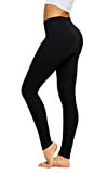 Conceited Black Leggings for Women High Waisted Womens Leggings - SOL01R-3-Black