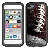 MYTURTLE iPod Touch 7th 6th 5th Generation Case Military-Grade Hybrid Shockproof Nonslip Protective Cover for iPod Touch 7 (2019), iPod Touch 5/6 (2015), Sports Fan Series, Football