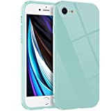 Shamo's Crystal Shock Absorption TPU Rubber Gel Case Compatible with iPhone SE 2022 (3rd Generation), iPhone SE 2020 (2nd Generation) iPhone 8 and iPhone 7 (Green)