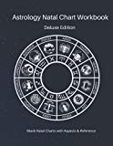 Astrology Natal Chart Workbook - Deluxe Edition: Organizer for Blank Star Birth Charts - Astrology Natal Chart Interpretation of Houses and Signs Log - Zodiac Sign Journal