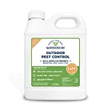 Wondercide - EcoTreat Outdoor Pest Control Spray Concentrate with Natural Essential Oils - Mosquito, Ant, Roach, and Insect Killer, Treatment, and Repellent - Safe for Pets, Plants, Kids - 32 oz