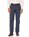 Amazon Essentials Men's Classic-Fit Wrinkle-Resistant Flat-Front Chino Pant, Navy, 36W x 30L