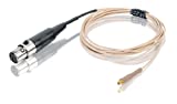 Countryman E6CABLEL2SL Duramax Aramid-Reinforced E6 Series Earset Snap-On Cable for Shure/Carvin/JTS/Trantec Transmitters (Light Beige)