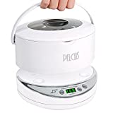 2022 Ultrasonic Cleaner 25 oz (750ML) with Detachable Tank, PELCAS Professional Jewellery Cleaner Machine 42000HZ with 5 Digital Timer Watch for Jewelry Necklaces Rings and Metal Parts Tools