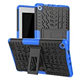 Boskin for Kindle fire 7 case 2019 2017 Release,Kickstand Heavy Duty Cover for Amazon fire 7 Tablet 9th/7th Generation (Blue)