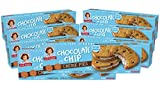 Little Debbie Chocolate Chip Creme Pies, A Layer of Creme Sandwiched Between Two Soft Chocolate Chip Cookies (8 Boxes), Brown