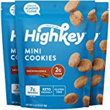 HIGHKEY Mini Cookies Almond Flour Snickerdoodles, 2.25oz (Pack of 3)