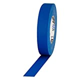 1" Width ProTapes Pro Gaff Premium Matte Cloth Gaffer's Tape With Rubber Adhesive, 11 mils Thick, 55 yds Length, Electric Blue (Pack of 1)