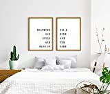Whatever Our Souls are Made of His and Mine are The Same Wall Decor/Romantic Bedroom Decor/Farmhouse Decor/Love Quote Prints/Emily Bront Quote/UNFRAMED (24 x 30 Inches)
