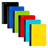 Five Star Composition Notebooks + Study App, 6 Pack, College Ruled Paper, 9-3/4" x 7-1/2", 100 Sheets per Comp Book, Assorted Colors (72944)