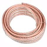 Conext Link PSC8CGS-20 Parallel Gold Silver Speaker Cables Full Gauge Oxygen Free Copper Zip Wire (8 Gauge, 20 feet)