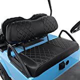 Golf Cart Seat Cover Kit Front Seats, No Stapler Required, Suitable for Club Car DS Original Seats, Golf Cart Vinyl Replacement Seat Cover