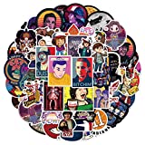 SAI 50 Pcs Stickers for Funny Thriller Movie, Colorful Trendy Aesthetic VSCO Vinyl Waterproof Decals for Water Bottle, Hydroflask, Luggage, Guitar, Phone, Case, Laptop, Skateboard, Gift for Kids, Teens, Boys and Girls (Funny Thriller Movie)