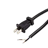 Rebuild Skills Replacement Power Cords for Drills, Sanders, Chop Saws, Grinders, Vacuums, Miter Saws, Appliances, Motors and Power Tools (16/2, 8FT)