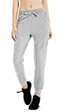 RlaGed Women's Cotton Running Sweatpants Lounge Casual Athletic Sweat Pants Workout Yoga Joggers with Pockets Light Gray XS