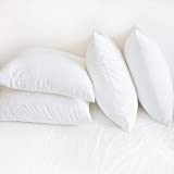Sweet Forest 4Pack 100% Cotton Pillow Protectors, Standard Pillow Encasement Covers Cases with Zip -Breathable for Bed Pillows(20" x 26")