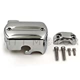 HTT Motorcycle Chrome Front Brake Fluid Master Cylinder Cover For 1998-2013 V-Star 650/2009-2013 V-Star 950/1999-2013 V-Star 1100/2007-2013 V-Star 1300