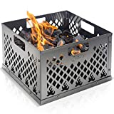 KIBAGA Stainless Steel Charcoal Firebox Basket for Oklahoma Joe's Smoker - Easy Clean Grill Accessories for Long Efficient Smoking - Taste The Ultimate BBQ And Smoking Experience