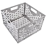 Foedo 12 Inch Charcoal Firebox Basket for Oklahoma Joe's Offset Smoker, Grill Accessories for Long and Efficient Smoking, 12" x 12" x 7.5 "Fire Basket for Oklahoma Joes Highland (Stainless Steel)