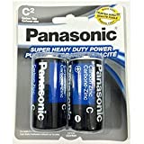 6PC Size C Panasonic Batteries Super Heavy Duty Power Zinc Carbon