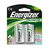 Energizer e2 C2 NiMH Rechargeable Batteries, C, 2/pack - Pack of 6 Total of 12 Batteries