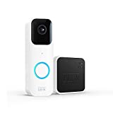 Blink Video Doorbell + Sync Module 2 | Two-way audio, HD video, motion and chime app alerts and Alexa enabled  wired or wire-free (White)