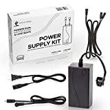 Dual Motor Power Supply Kit - Universally Compatible Power Supply for Electric Reclining Furniture - with Y Splitter Extension Cord & 2-Pin Connector - 29V 2A Adapter for Loveseats, Chairs and Sofas