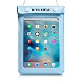 WALNEW Universal Waterproof eReader Protective Case Cover for Amazon Kindle Oasis/Paperwhite/Kindle 2019/Keyboard/Kindle Fire 7, Kobo Touch,Nook Simple Touch, iPad Mini, Lightblue