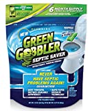 Green Gobbler SEPTIC SAVER Treatment Pods with Bacteria For Healthy Septic System, 6 Month Supply, 1.30 oz (Package May Vary)