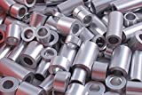 Aluminum Spacer 1/2" OD x 5/16" ID x Many Lengths Round by Metal Spacers Online (1" Length, 10)