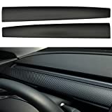 ShowEv Tesla Model Y One 1 Piece Dashboard Dash Cover,Door Panel Cover Wrap Carbon Fiber Pattern for Tesla Model Y with Card Holder,Rear Under Seat Air Vent Cover(Matte,6 PCS)