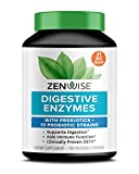 Zenwise Digestive Enzymes Plus Prebiotics & Probiotics Supplement, 180 Servings, Vegan Formula for Better Digestion & Lactose Absorption with Amylase & Bromelain, 2 Month Supply