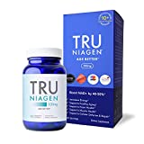 TRU NIAGEN - Patented Nicotinamide Riboside NAD+ Supplement. NR Supports Cellular Energy Metabolism & Repair, Vitality, Healthy Aging of Heart, Brain & Muscle - 90 Servings (Pack of 90)