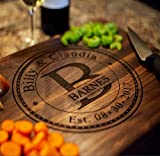 Personalized Cutting Board, USA Handmade Cutting Board - Personalized Gifts - Wedding Gifts for the Couple, Christmas Gifts, Gift for Parents, Anniversary Gift