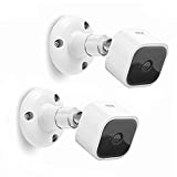 Koroao Blink Mini Wall Mount Bracket, 360 Degree Adjustable Ceiling Mounting Kits, Indoor and Outdoor Use for Blink Mini/All-New Blink Indoor Camera Mounting Bracket(2-Pack,White)