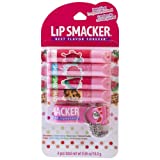 Lip Smackers Lanyard Lip Balm Set - Strawberry, Cotton Candy, Watermelon, Oatmeal Cookie - 0.14 oz (Pack of 1)
